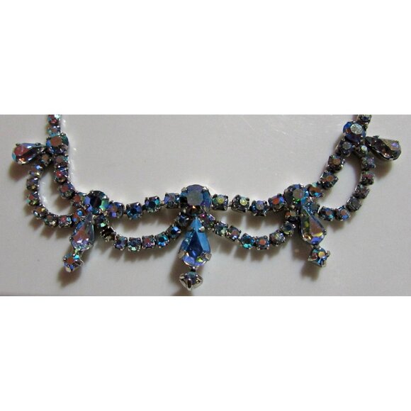Jay Kel Original New York 5th Avenue  AB Aurora Borealis Necklace  Earrings Set - Picture 3 of 4